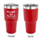 Thankful & Blessed 30 oz Stainless Steel Ringneck Tumblers - Red - Single Sided - APPROVAL
