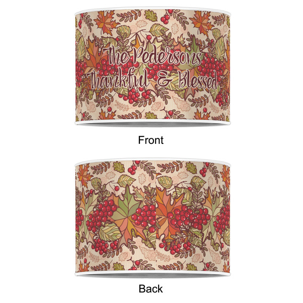 Thankful & Blessed 8" Drum Lampshade - APPROVAL (Poly Film)