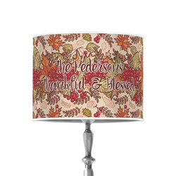 Thankful & Blessed 8" Drum Lamp Shade - Poly-film (Personalized)