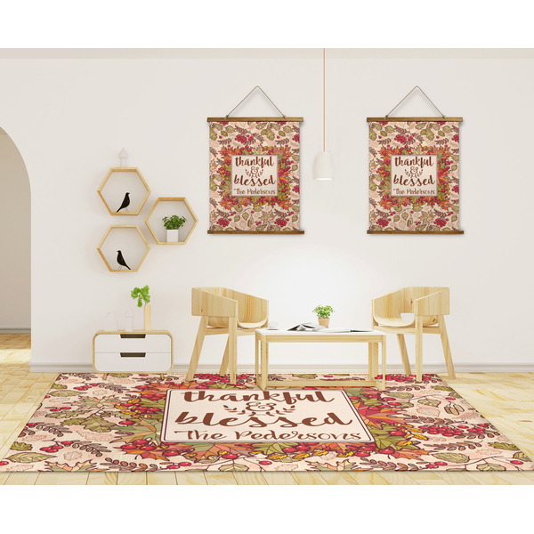 Thankful & Blessed 8'x10' Indoor Area Rugs - IN CONTEXT