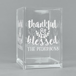 Thankful & Blessed Acrylic Pen Holder (Personalized)