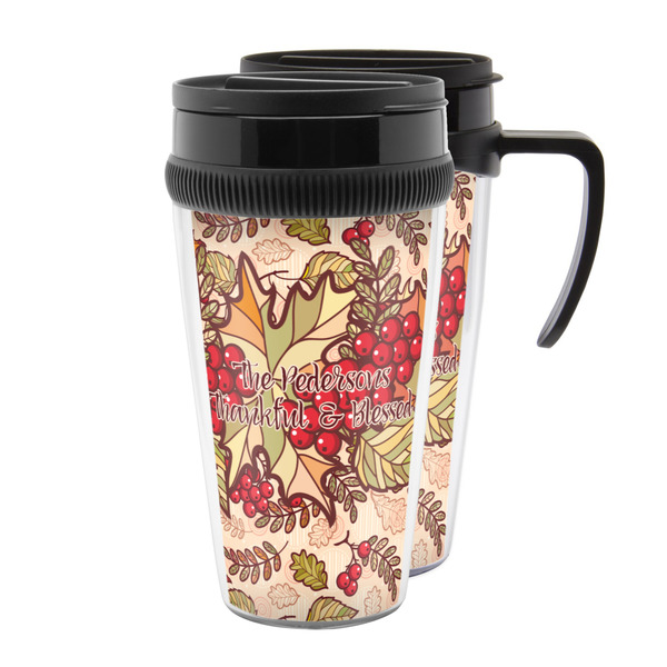 Custom Thankful & Blessed Acrylic Travel Mug (Personalized)