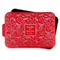 Thankful & Blessed Aluminum Baking Pan - Red Lid - FRONT w/lif off