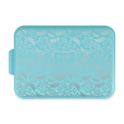 Thankful & Blessed Aluminum Baking Pan with Teal Lid (Personalized)