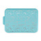 Thankful & Blessed Aluminum Baking Pan - Teal Lid - FRONT