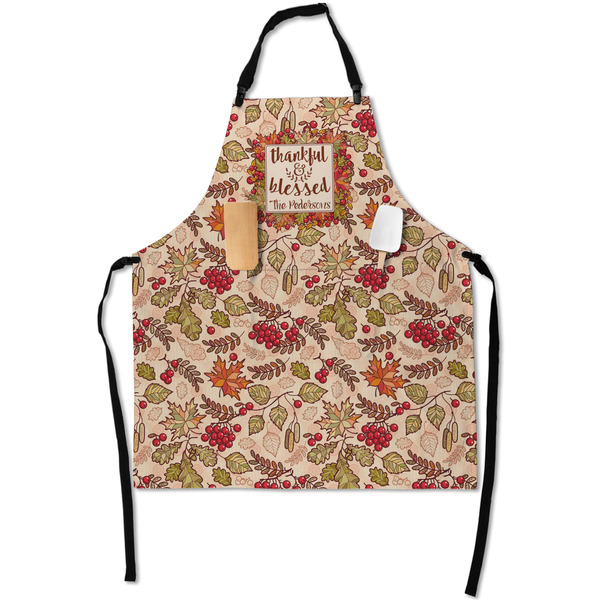 Custom Thankful & Blessed Apron With Pockets w/ Name or Text