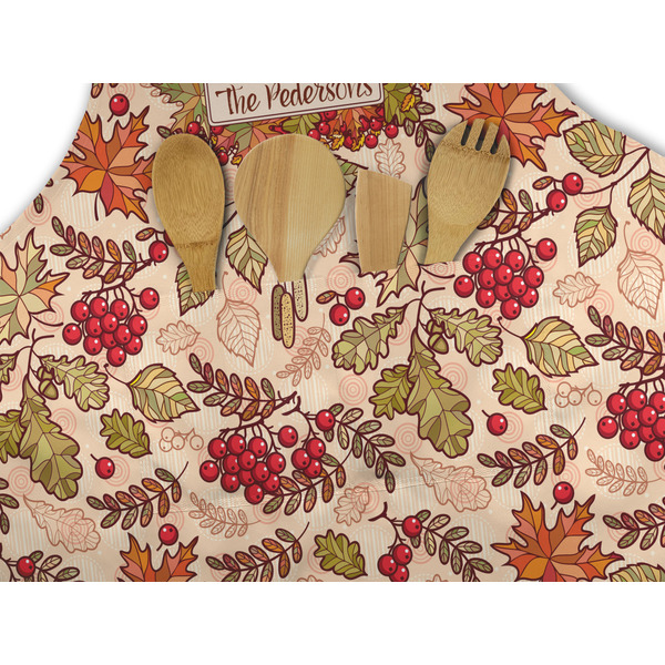 Thankful & Blessed Apron - Pocket Detail with Props