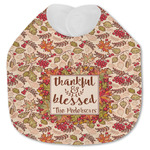 Thankful & Blessed Jersey Knit Baby Bib w/ Name or Text