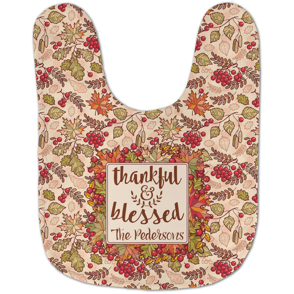 Thankful & Blessed Baby Bib - AFT flat
