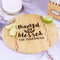 Thankful & Blessed Bamboo Cutting Board - In Context