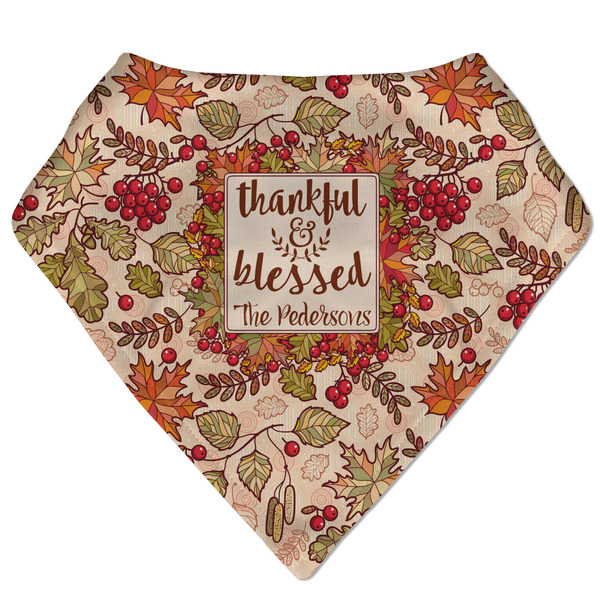 Custom Thankful & Blessed Bandana Bib (Personalized)