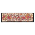 Thankful & Blessed Bar Mat - Large (Personalized)