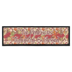 Thankful & Blessed Bar Mat - Large (Personalized)