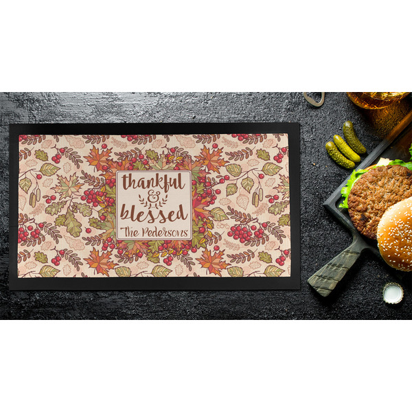 Thankful & Blessed Bar Mat - Small - LIFESTYLE