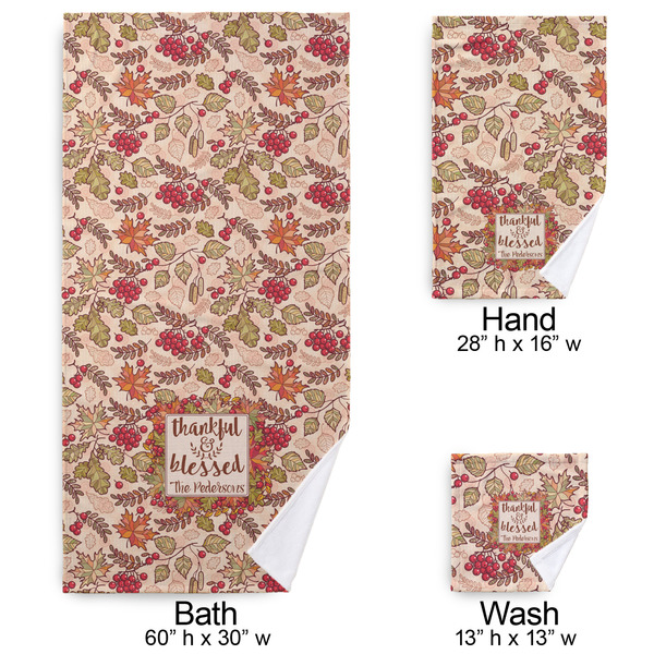 Thankful & Blessed Bath Towel Sets - 3-piece - Approval