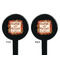 Thankful & Blessed Black Plastic 7" Stir Stick - Double Sided - Round - Front & Back
