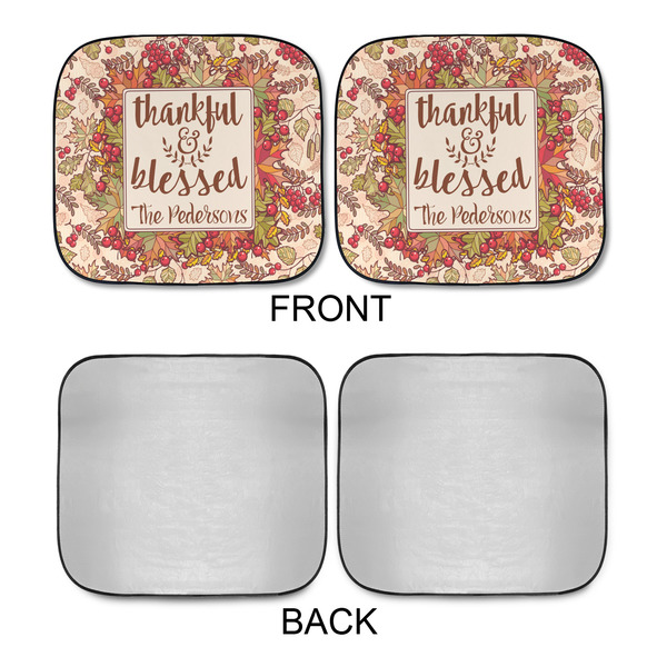 Thankful & Blessed Car Sun Shades - APPROVAL