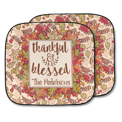 Thankful & Blessed Car Sun Shade - Two Piece (Personalized)