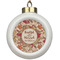 Thankful & Blessed Ceramic Ball Ornament (Personalized)
