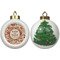 Thankful & Blessed Ceramic Christmas Ornament - X-Mas Tree (APPROVAL)