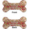 Thankful & Blessed Ceramic Flat Ornament - Bone Front & Back (APPROVAL)