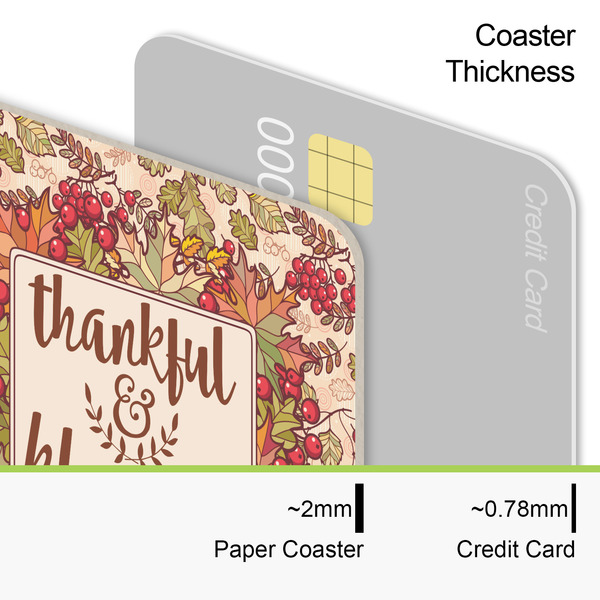 Thankful & Blessed Coaster Thickness