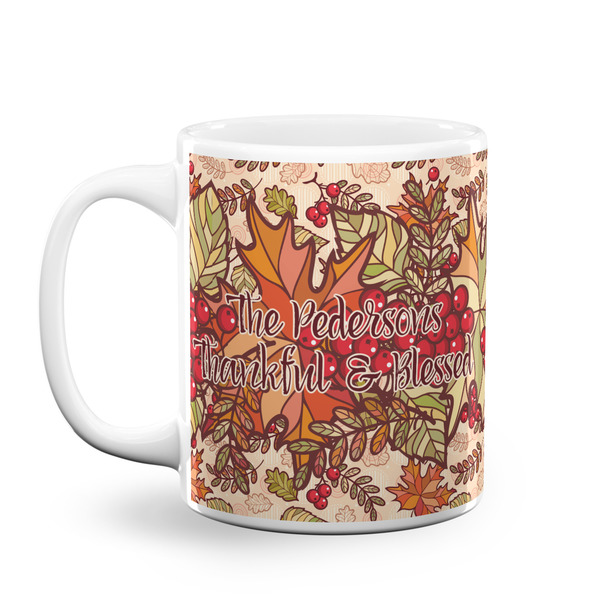 Custom Thankful & Blessed Coffee Mug (Personalized)