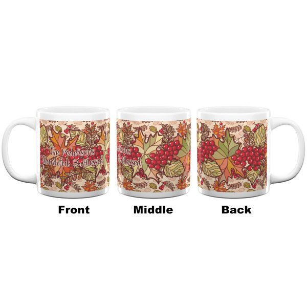 Thankful & Blessed Coffee Mug - 20 oz - White APPROVAL