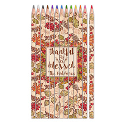 Thankful & Blessed Colored Pencils (Personalized)