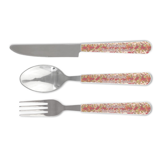 Custom Thankful & Blessed Cutlery Set (Personalized)