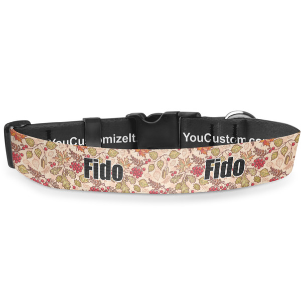 Custom Thankful & Blessed Deluxe Dog Collar (Personalized)