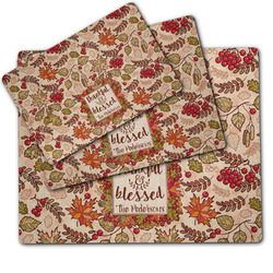 Thankful & Blessed Dog Food Mat w/ Name or Text