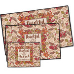 Thankful & Blessed Door Mat (Personalized)