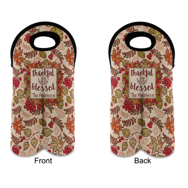Thankful & Blessed Double Wine Tote - APPROVAL (new)