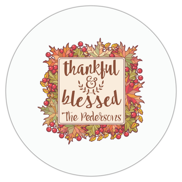 Thankful & Blessed Drink Topper - Medium - Single