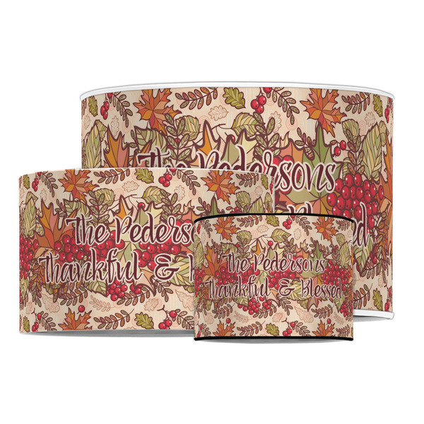 Thankful & Blessed Drum Lampshades - MAIN