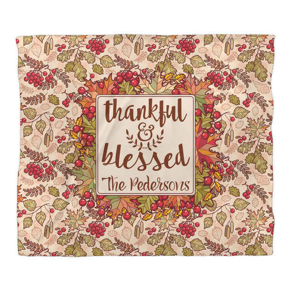 Thankful & Blessed Duvet Cover - King - Front