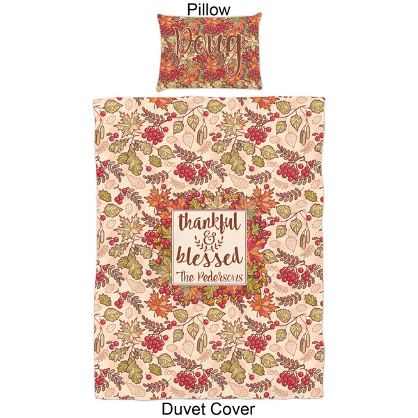 Thankful & Blessed Duvet Cover Set - Twin - Approval