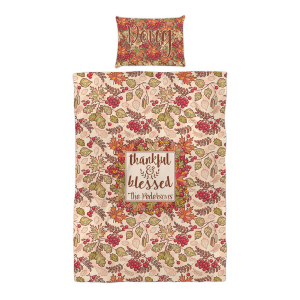 Thankful & Blessed Duvet Cover Set - Twin XL - Alt Approval