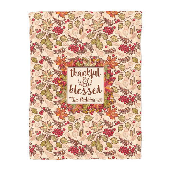 Thankful & Blessed Duvet Cover - Twin - Front