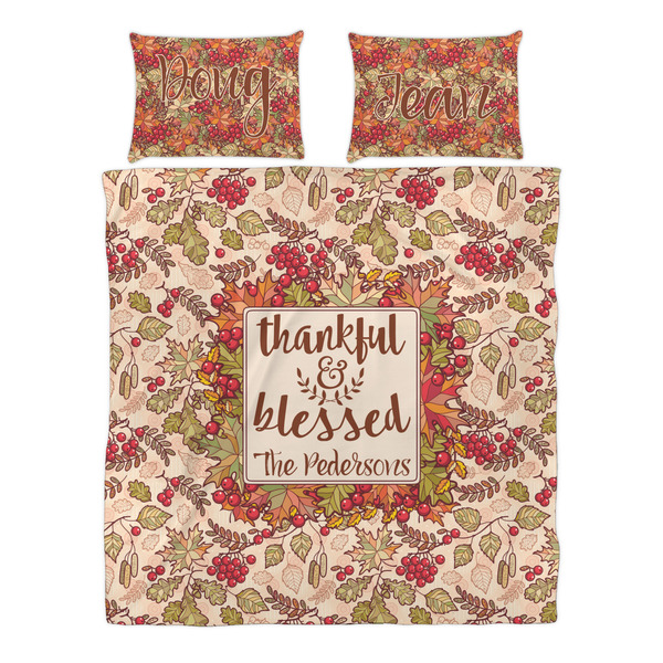 Thankful & Blessed Duvet cover Set - Queen - Alt Approval
