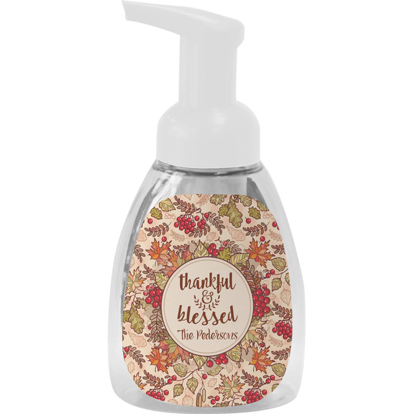 Custom Thankful & Blessed Foam Soap Bottle (Personalized)