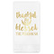 Thankful & Blessed Guest Napkins - Foil Stamped (Personalized)