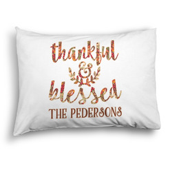 Thankful & Blessed Pillow Case - Standard - Graphic (Personalized)