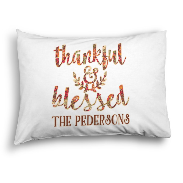 Custom Thankful & Blessed Pillow Case - Standard - Graphic (Personalized)