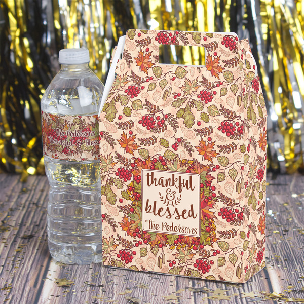 Thankful & Blessed Gable Favor Box - In Context