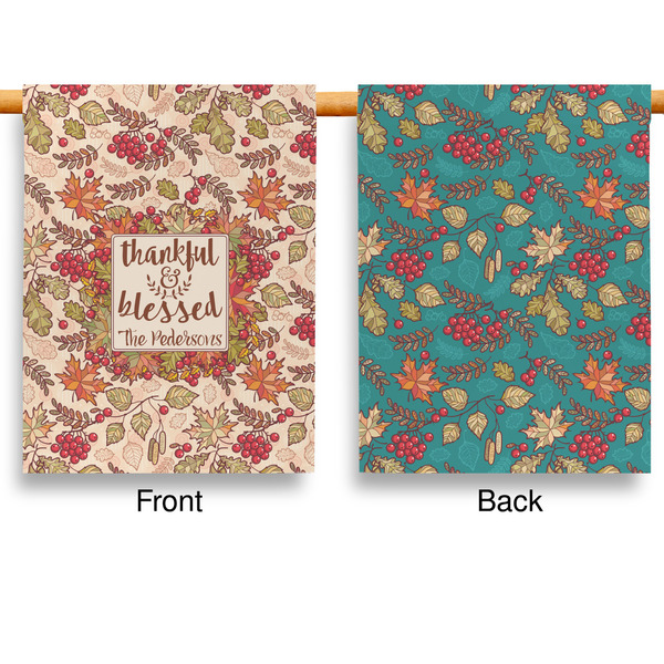 Thankful & Blessed Garden Flags - Large - Double Sided - APPROVAL