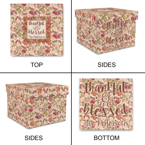 Thankful & Blessed Gift Boxes with Lid - Canvas Wrapped - X-Large - Approval