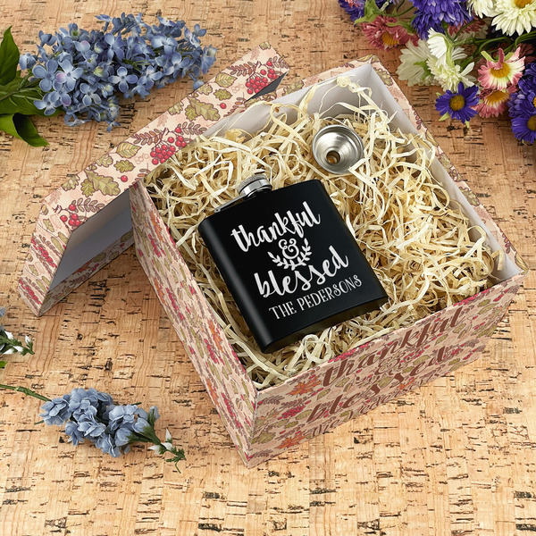 Thankful & Blessed Gift Boxes with Lid - Canvas Wrapped - X-Large - In Context