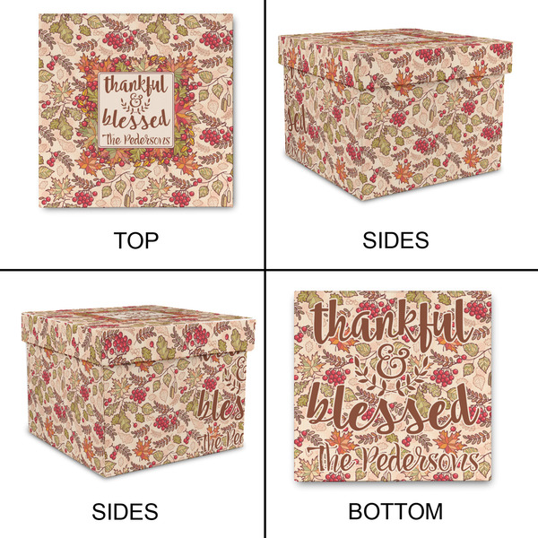 Thankful & Blessed Gift Boxes with Lid - Canvas Wrapped - XX-Large - Approval